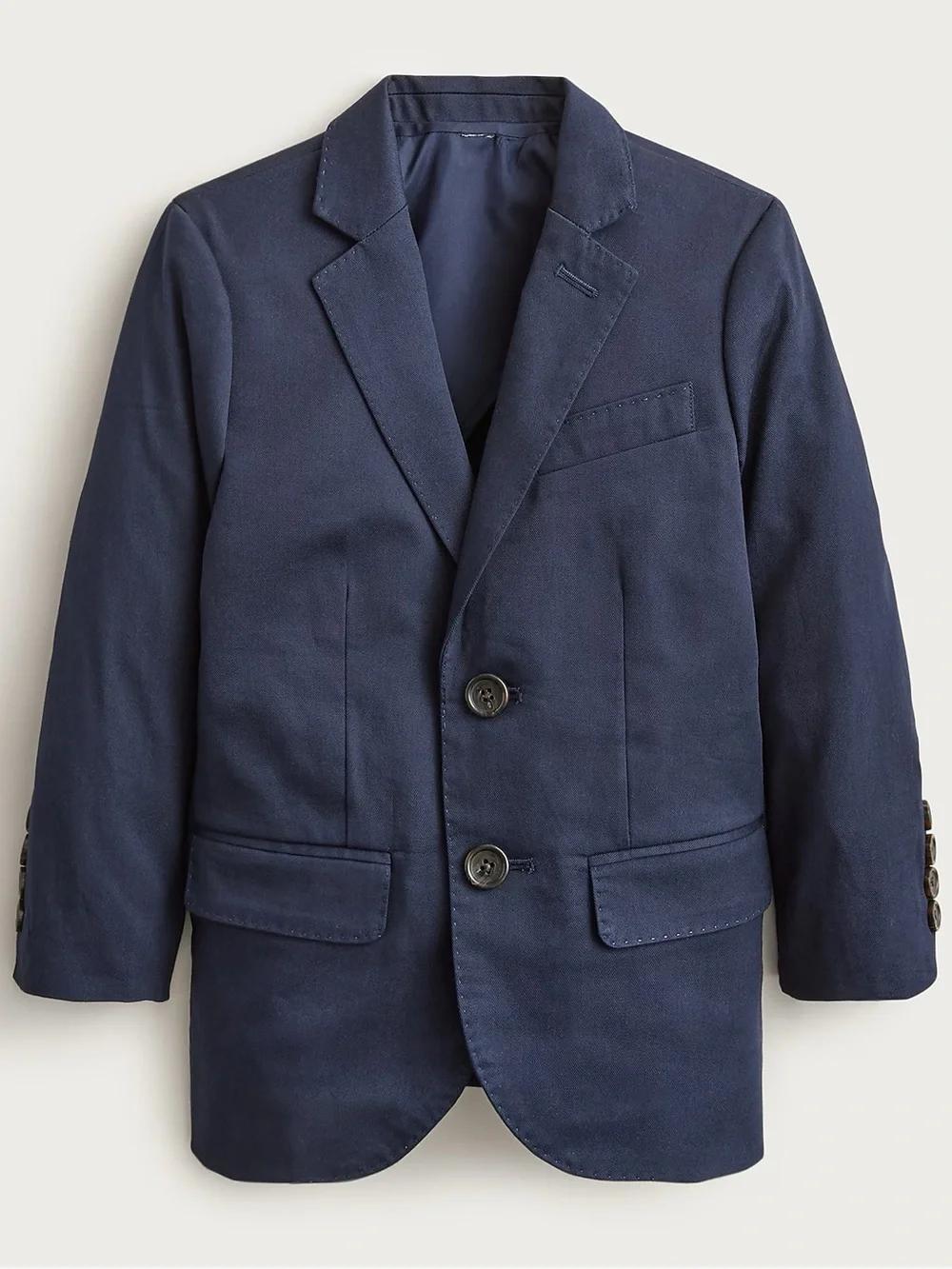 J. CREW Boys' Ludlow suit jacket in chino Navy Size 10 NWT $158 CH430